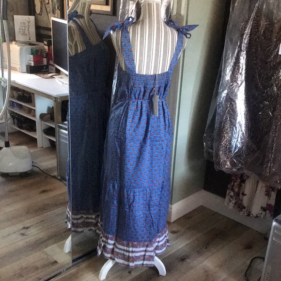 🛑 1 hour sale. Cleobella, Ethically Handmade, Artisan Crafted, India Midi Dress - Picture 12 of 14